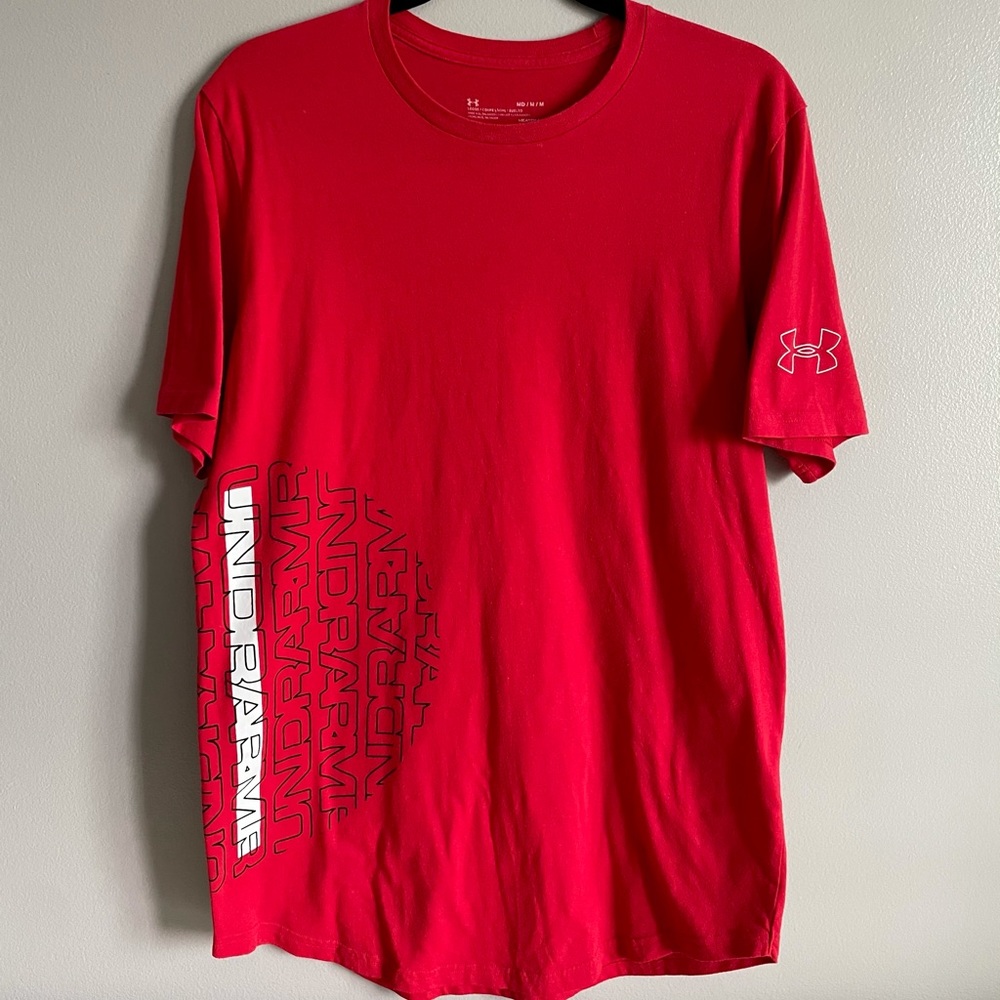 Under Armour Baseline Circle Graphic Sleve Detail Heatgear Loose T-Shirt